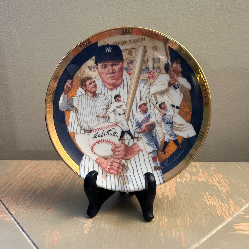 Babe Ruth Collector's Plate